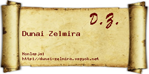 Dunai Zelmira névjegykártya
